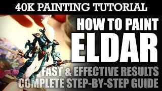 How to Paint ELDAR Painting Tutorial You can use this technique for all unitsvehicles  HD [upl. by Notnerb]