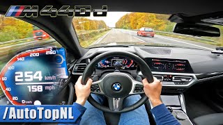 BMW M440d G22  ACCELERATION TOP SPEED amp AUTOBAHN POV by AutoTopNL [upl. by Lynnet]