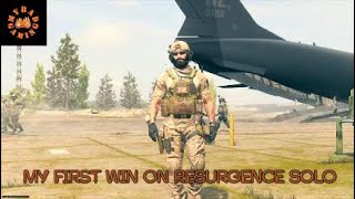 MY FIRST RESURGENCE SOLO WIN ON WARZONE 3 [upl. by Yentirb586]