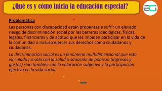 Educación especial para personas con discapacidad ESFM 2024 [upl. by Yelrahs]