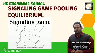 signaling game pooling equilibrium [upl. by Ennazor]