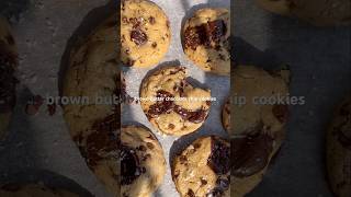 Brown Butter Chocolate Chip Cookies🍪 Recipe on emmasplatecom recipe chocolatechipcookies [upl. by Nodaj]