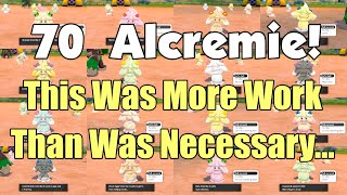 My Completed Alcremie Collection  Pokémon SwordShield [upl. by Sapienza382]