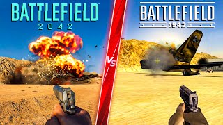 Battlefield 2042 Portal vs Battlefield 1942  Direct Comparison Attention to Detail amp Graphics [upl. by Avram506]