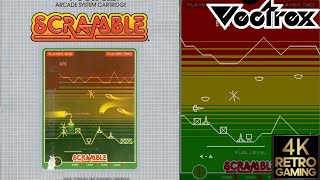 Scramble Vectrex 4k Gameplay [upl. by Baram]