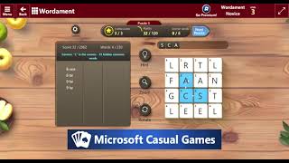 Microsoft Ultimate Word Games Wordament Level 2 Walkthrough [upl. by Perron]