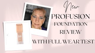 New Profusion Foundation review and wear test foundationreview chatty beautyreviews [upl. by Iruy714]