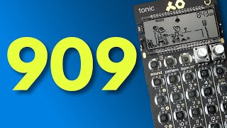 FREE PO 32 kit free TR909 drum kit data transfer included  Teenage Engineering pocket operators [upl. by Trstram]