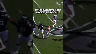 Myles Garrett Field Goal Block [upl. by Emearg]