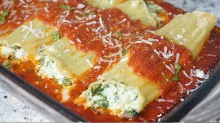 Delicious stuffed Manicotti RecipeEasy Stuffed Pasta Recipe [upl. by Nylrac]