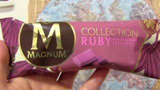 Magnum Ruby Ice Cream Review Collection Ruby [upl. by Thelma]