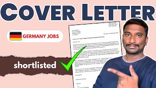 How to make a Cover Letter for Germany Jobs  Free Templates Included [upl. by Anoi540]