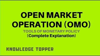 Open Market Operation By Knowledge Topper UrduHindi [upl. by Astor]