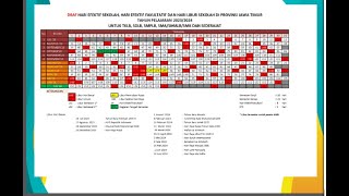 Download Kalender Pendidikan 2023  2024 PDF dan EXCEL [upl. by Llertnor763]