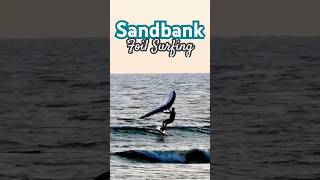 Sunset Sandbank Foil Surfing in Phuket [upl. by Ardnaz282]