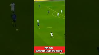 tiki taka barca vs madridbarcamadrid football shortsfeedshortvideoshortsshortshortvideo [upl. by Droflim]