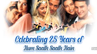 25 Years Of Hum Saath Saath Hain  Salman Khan  Saif Ali Khan  Karisma Kapoor Sonali Bendre Tabu [upl. by Hayse]