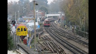 Epping Signal Cabin Epping Essex UK  London Underground Central Line  Railcam LIVE [upl. by Shipp]