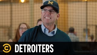 Jim Harbaugh Goes Fowling  Detroiters [upl. by Yeltnarb87]