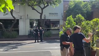 Police investigating attempted robbery on State Street in downtown Santa Barbara [upl. by Bainbrudge]