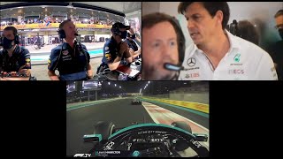 RedBull vs Mercedes Full Live Reactions Final Lap Abu Dhabi GP 2021 F1 [upl. by Fred]