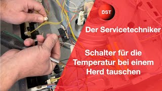 Wahlschalter für die Temperatur bei einem AEG Herd tauschen [upl. by Sioux199]