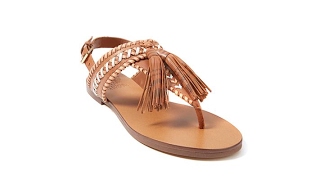 Vince Camuto Rebeka Leather Tassel Thong Sandal [upl. by Viridi648]