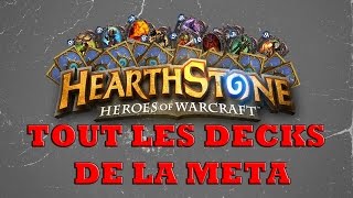 TOUS LES DECKS DE LA META  Hearthstone FR Milithium [upl. by Atiuqad]