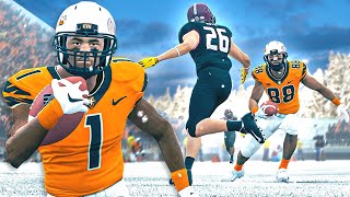 5STAR QB Battles the BLIZZARD  NCAA Football 23 Dynasty 130 [upl. by Skees]