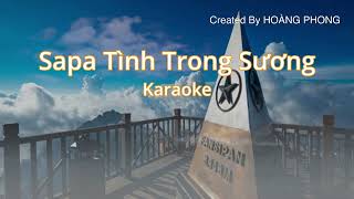 Sapa Tình Trong Sương Karaoke [upl. by Saffian]