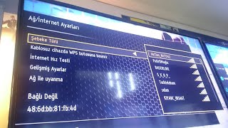 Vestel tv internete bağlanma sorunu ÇÖZÜM [upl. by Yhtomit]