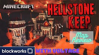 Hellstone Keep Map Review  Minecraft Marketplace Reviews [upl. by Nylodnarb]