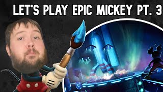 Replaying Disney Epic Mickey Part 3 Side Questin’ in Tomorrow City [upl. by Ecinhoj447]