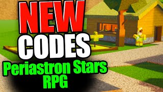 Periastron Stars RPG CODES  ROBLOX 2024 [upl. by Jonme404]