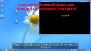 NEW Free Microsoft Office 2013 KMS Activator v11 x64 amp x32bit [upl. by Annnora]