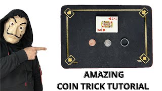 Awesome Coin Trick Tutorial 🎩🪄 [upl. by Hinson52]