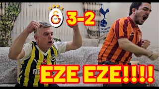 FANATİK FENERLİ VE GSLİ OĞLU GALATASARAYTOTTENHAM MAÇINI İZLİYOR [upl. by Child]