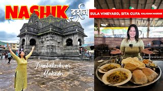 Nashik Darshan Vlog  Trimbakeshwar  Sita Gufa Kalaram  Sula Vineyard  Nashik Tourist Places [upl. by Naltiac]