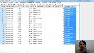 Estadística Descriptiva con infostat [upl. by Akinihs]