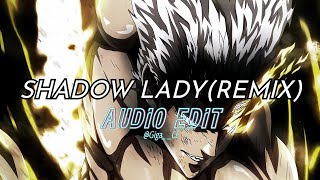 Shadow ladyRemix  Audio Edit Bass boosted Portwave DePaul [upl. by Krid]