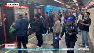 En vivo desde el metro Tacubaya ¿Cómo se encuentra la seguridad  Noticias con Crystal Mendivil [upl. by Noicpecnoc]