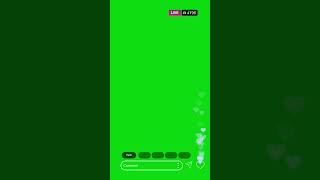 Instagram live screen free green screen video insta live window with view count and like animation [upl. by Dnaloy58]