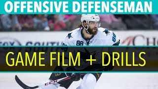 Stickhandling Drill for Defenseman Skills ft BRENT BURNS [upl. by Eba]