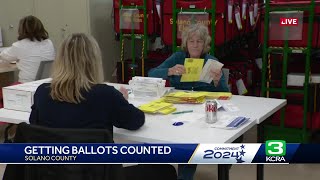 Solano County ballot counting will continue for three weeks [upl. by Atik]