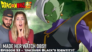 GOKU FIGHTS ZAMASU FOR THE FIRST TIME FUTURE TRUNKS MEETS 18 Girlfriends Reaction DBS Ep 53 [upl. by Bev412]