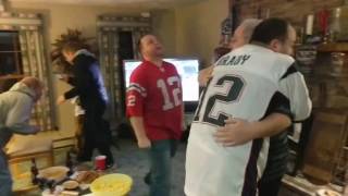 Patriots vs Falcons fan reaction video  Super Bowl LI [upl. by Carmencita]