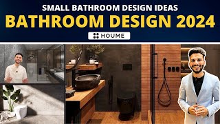 Small bathroom design ideas I bathroom design 2024 I bathroom makeover I Interior design Houmeindia [upl. by Helbonna]