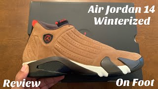 Air Jordan 14 Winterized Unboxing Review amp On Foot Archaeo Brown Jordan 14 Review amp On Foot [upl. by Myk]