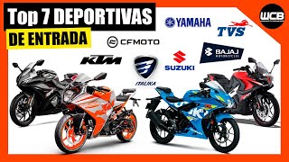 Top 7 MEJORES MOTOS DEPORTIVAS 2024 🇲🇽  Menos de 100000 PESOS [upl. by Tneciv683]