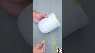 Plastic bottle flower pot diy roomdecor flowervasemaking [upl. by Kunz]